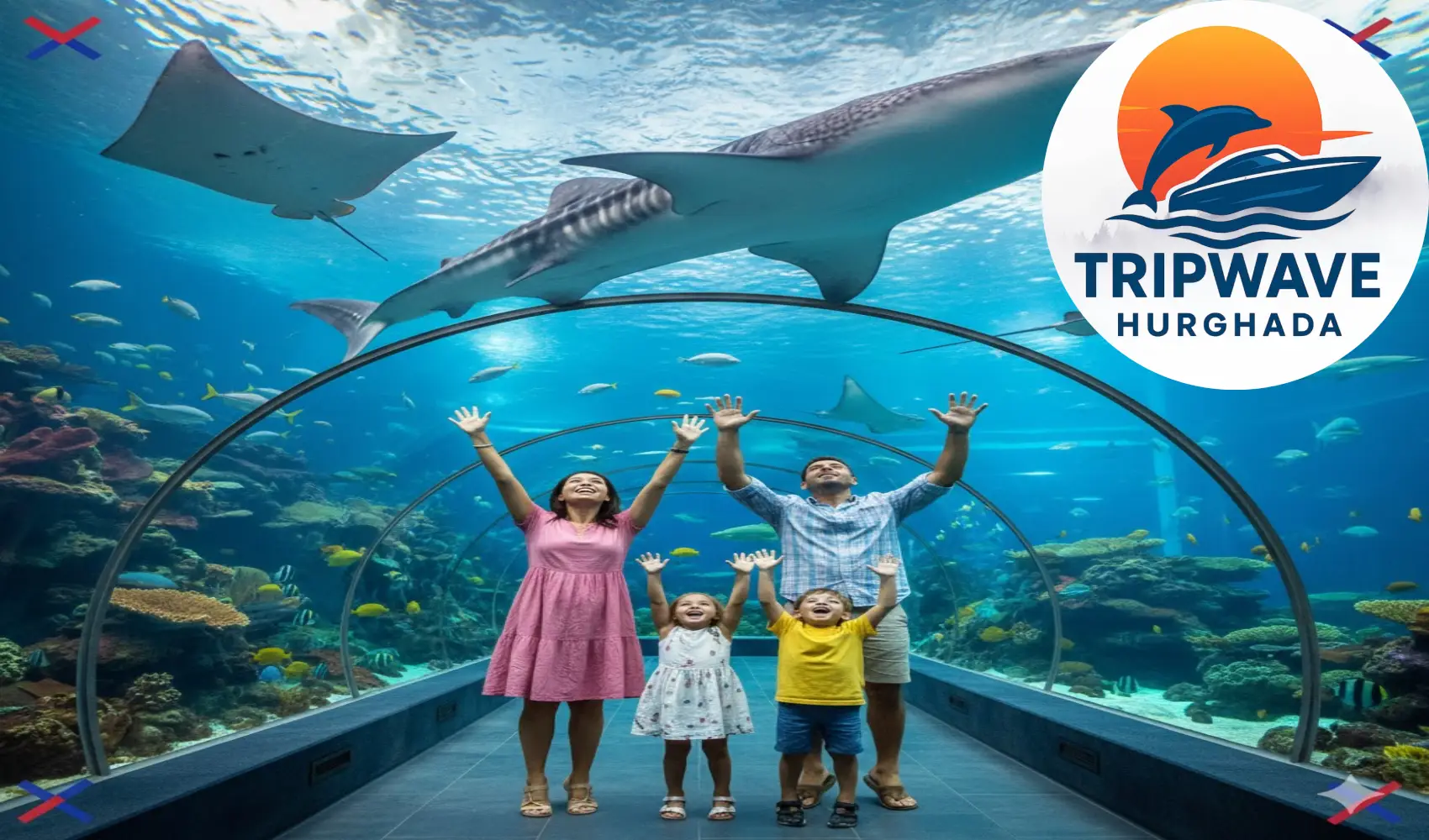 Explore marine life at Hurghada Grand Aquarium – an exciting and educational outing for families and sea lovers.