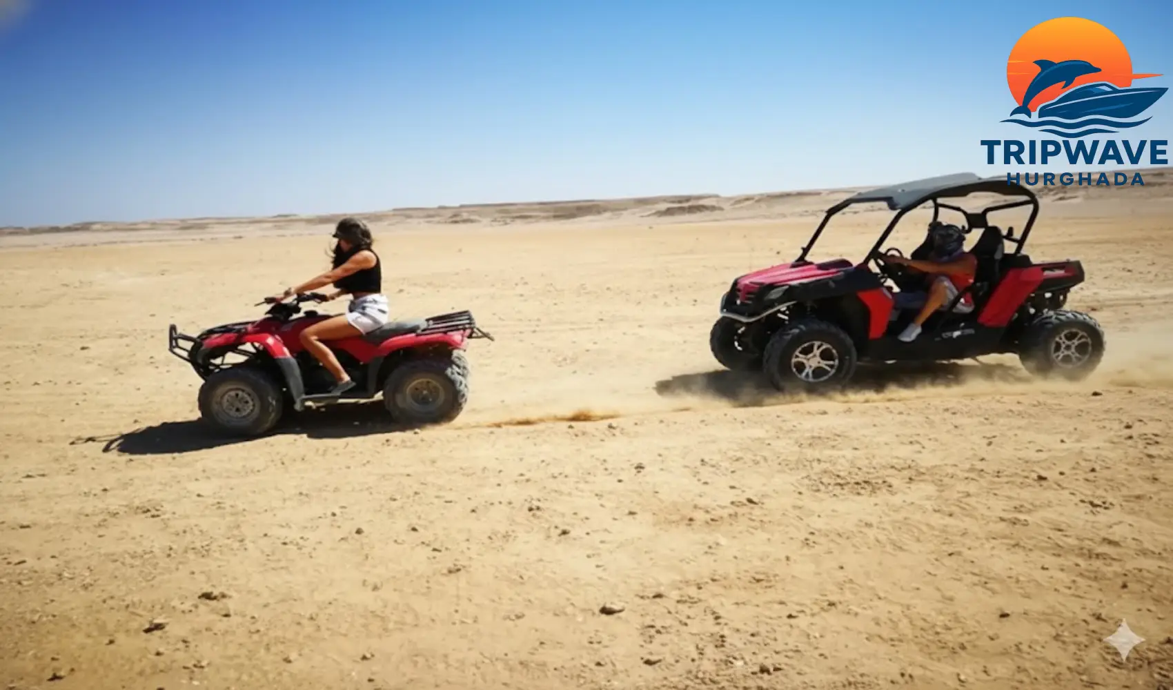 Experience it all with a Super Safari – jeep ride, quad biking, camel ride, and Bedouin dinner under the stars.